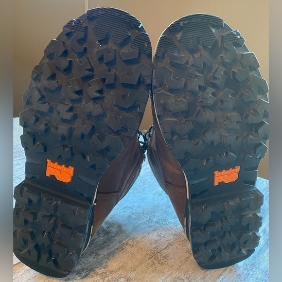 NEW w/TAGS Timberland PRO Women's Waterproof Brown Comp Toe Work Boots Size 11 - Picture 10 of 11